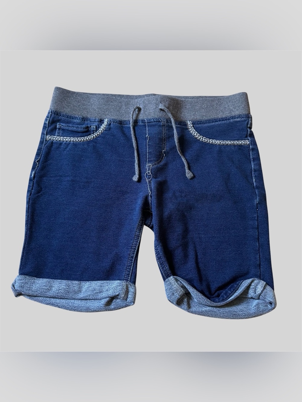 Girl’s Stretchy Bermuda Jean Shorts